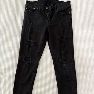 American Eagle Outfitters Black Denim Pants